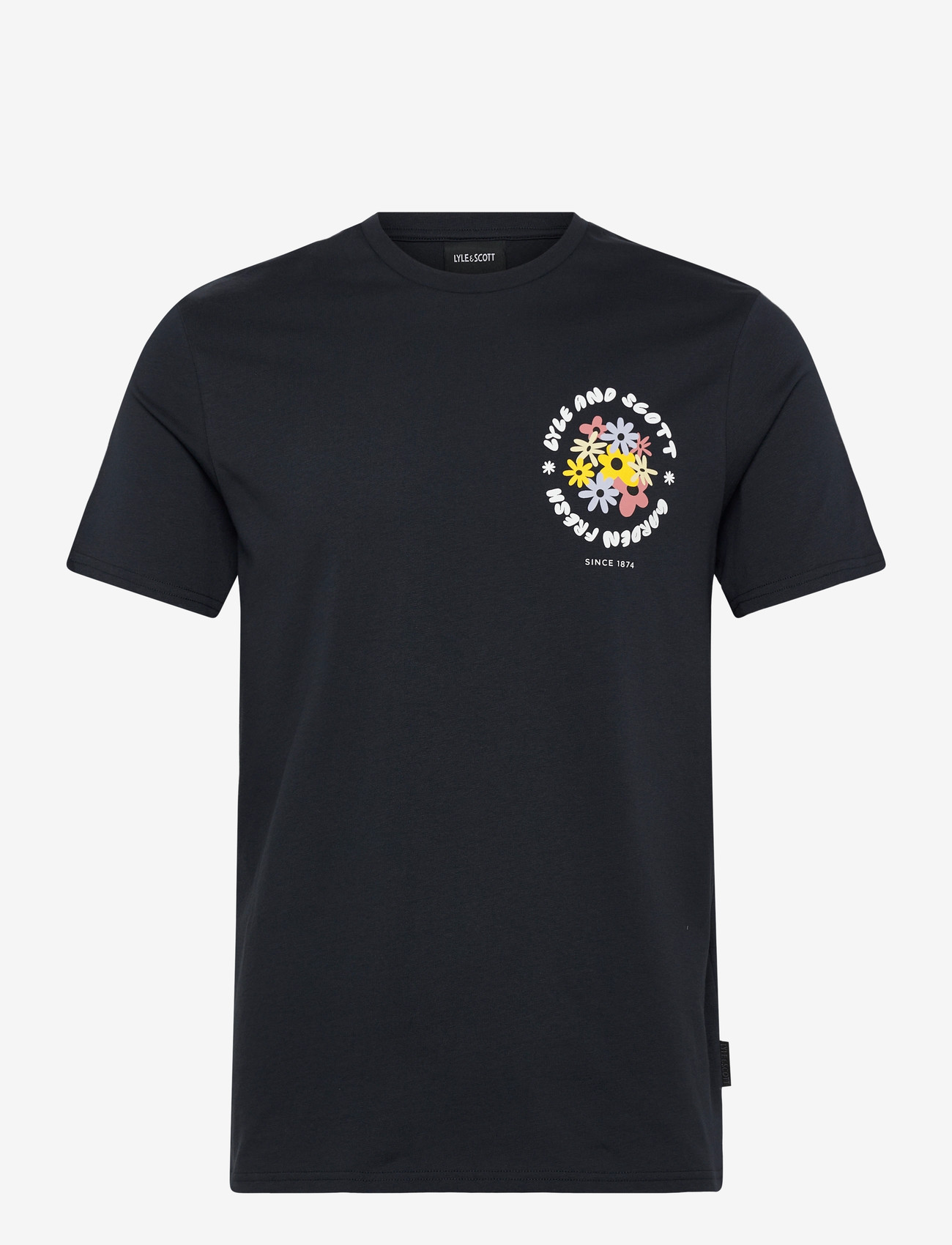 Lyle & Scott - Nature Graphic T-shirt - kurzärmelig - dark navy - 0