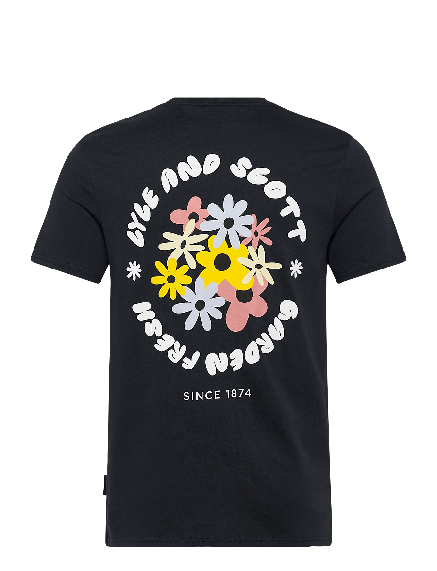 Lyle & Scott - Nature Graphic T-shirt - kortärmade t-shirts - dark navy - 2