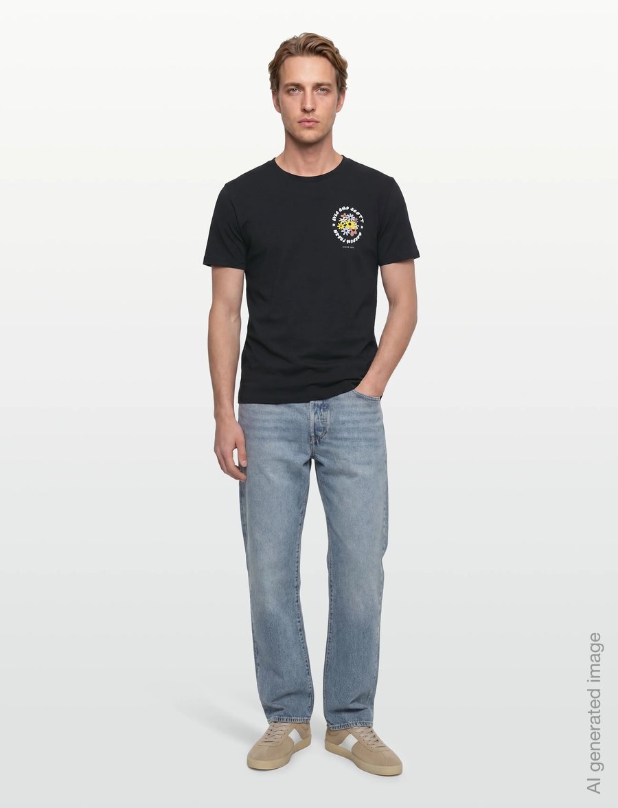Lyle & Scott - Nature Graphic T-shirt - kortärmade t-shirts - dark navy - 0
