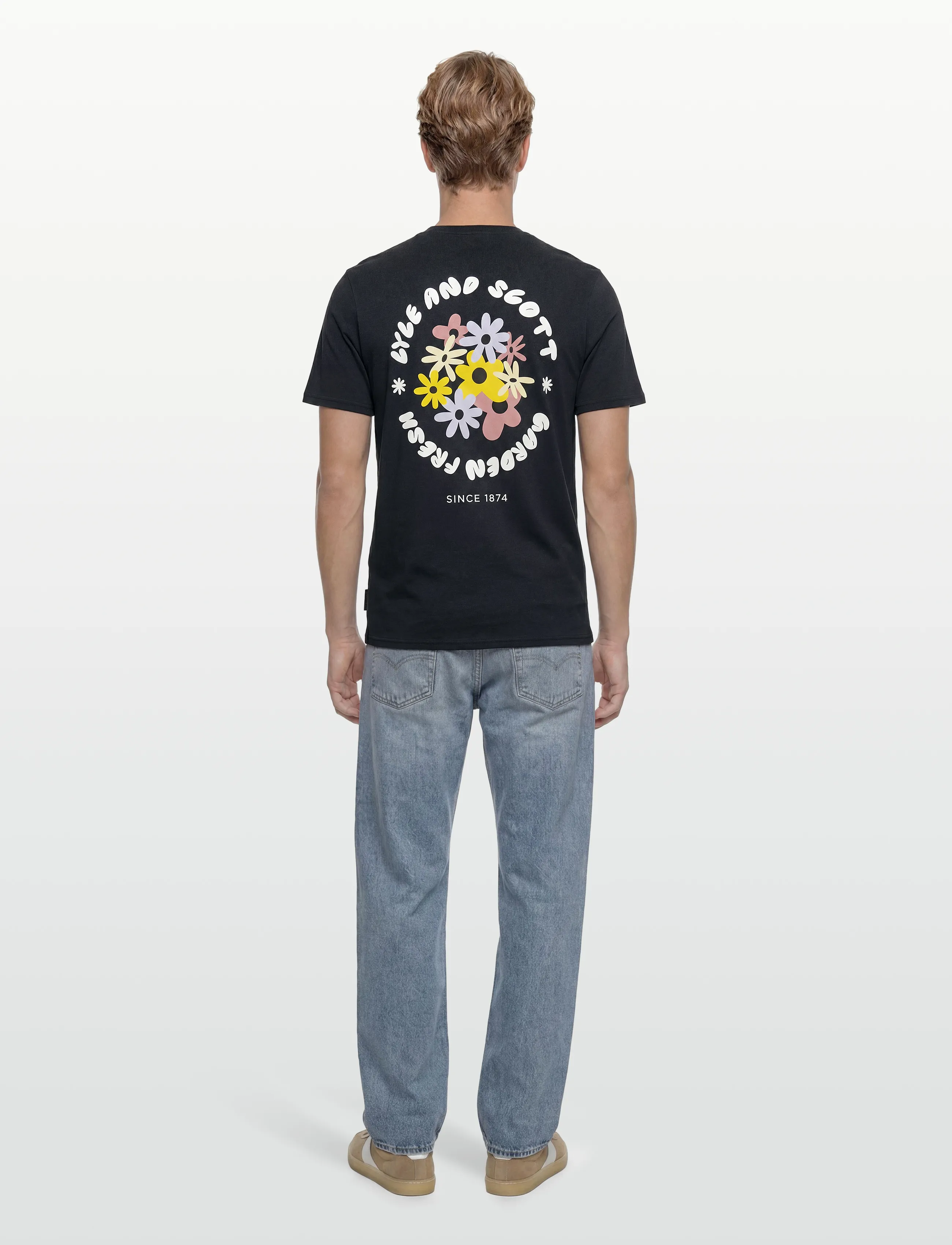 Lyle & Scott - Nature Graphic T-shirt - short-sleeved t-shirts - dark navy - 4