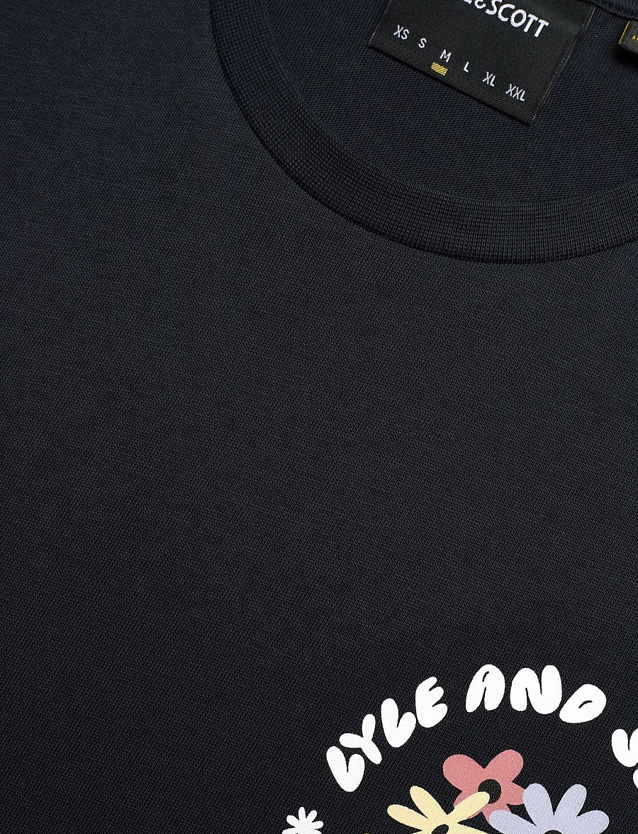Lyle & Scott - Nature Graphic T-shirt - kortärmade t-shirts - dark navy - 5
