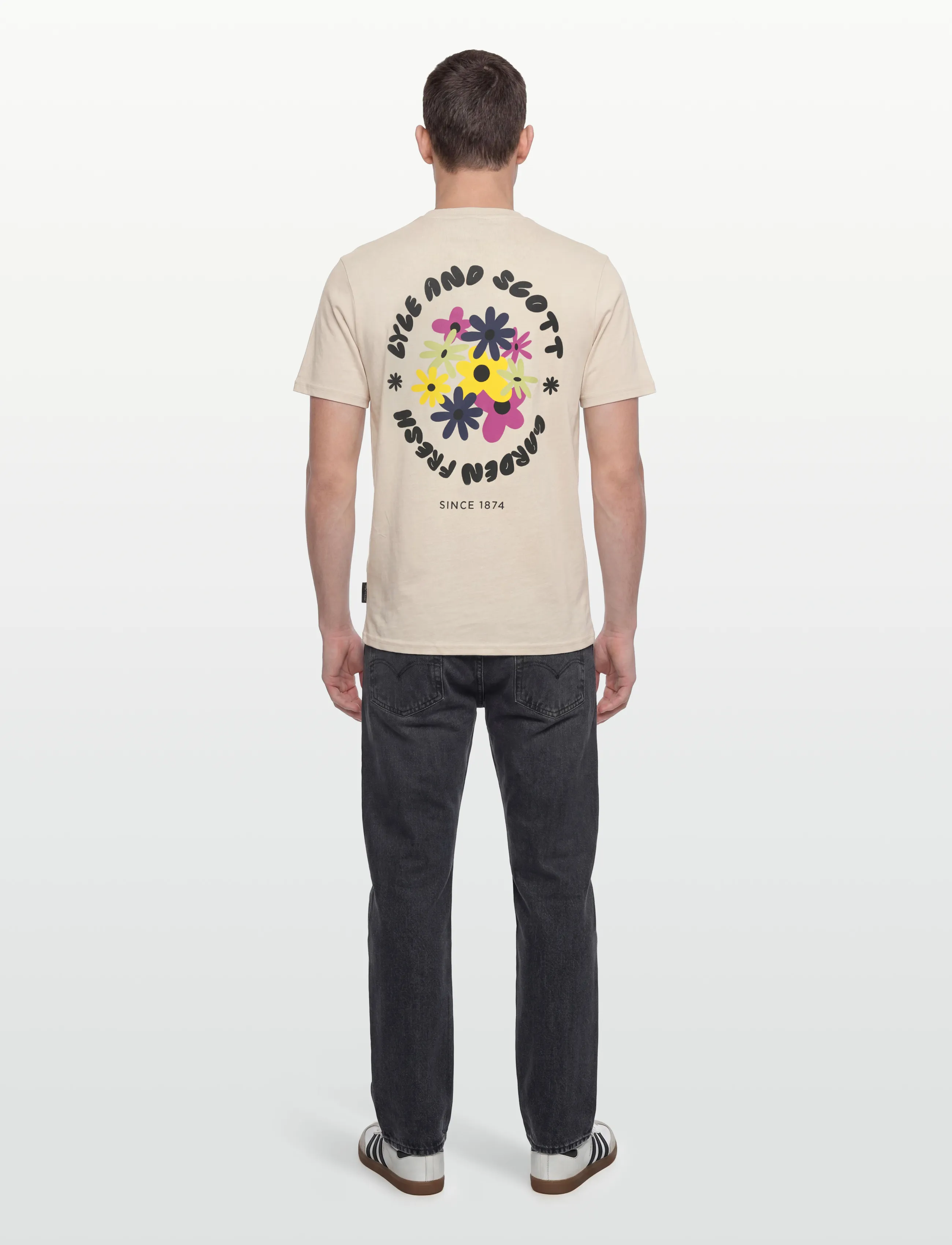 Lyle & Scott Nature Graphic T-Shirt herr – bild 3