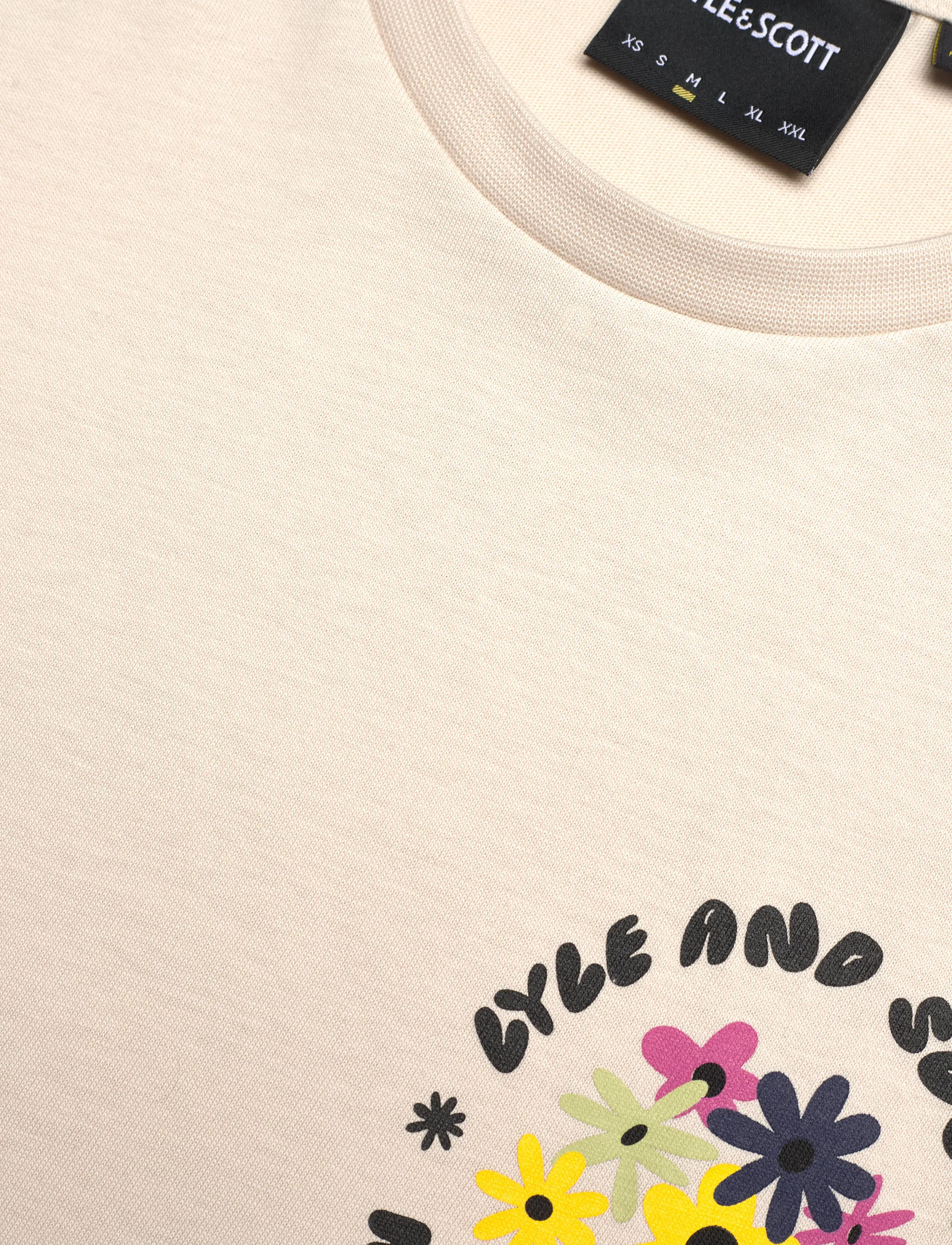 Lyle & Scott - Nature Graphic T-shirt - short-sleeved t-shirts - putty - 5