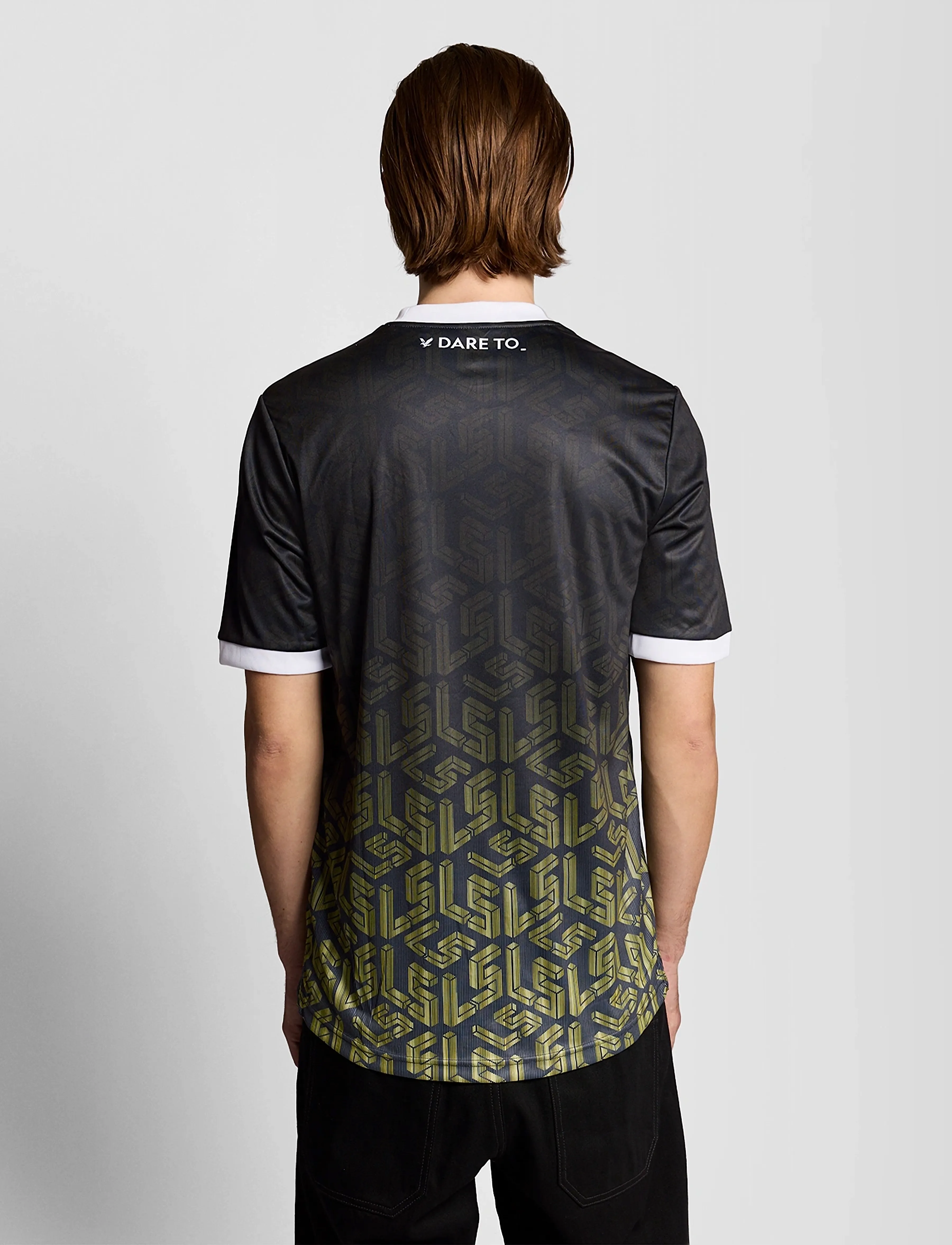 Lyle & Scott - Ombre Emblem Football Shirt - fußballoberteile - jet black - 3