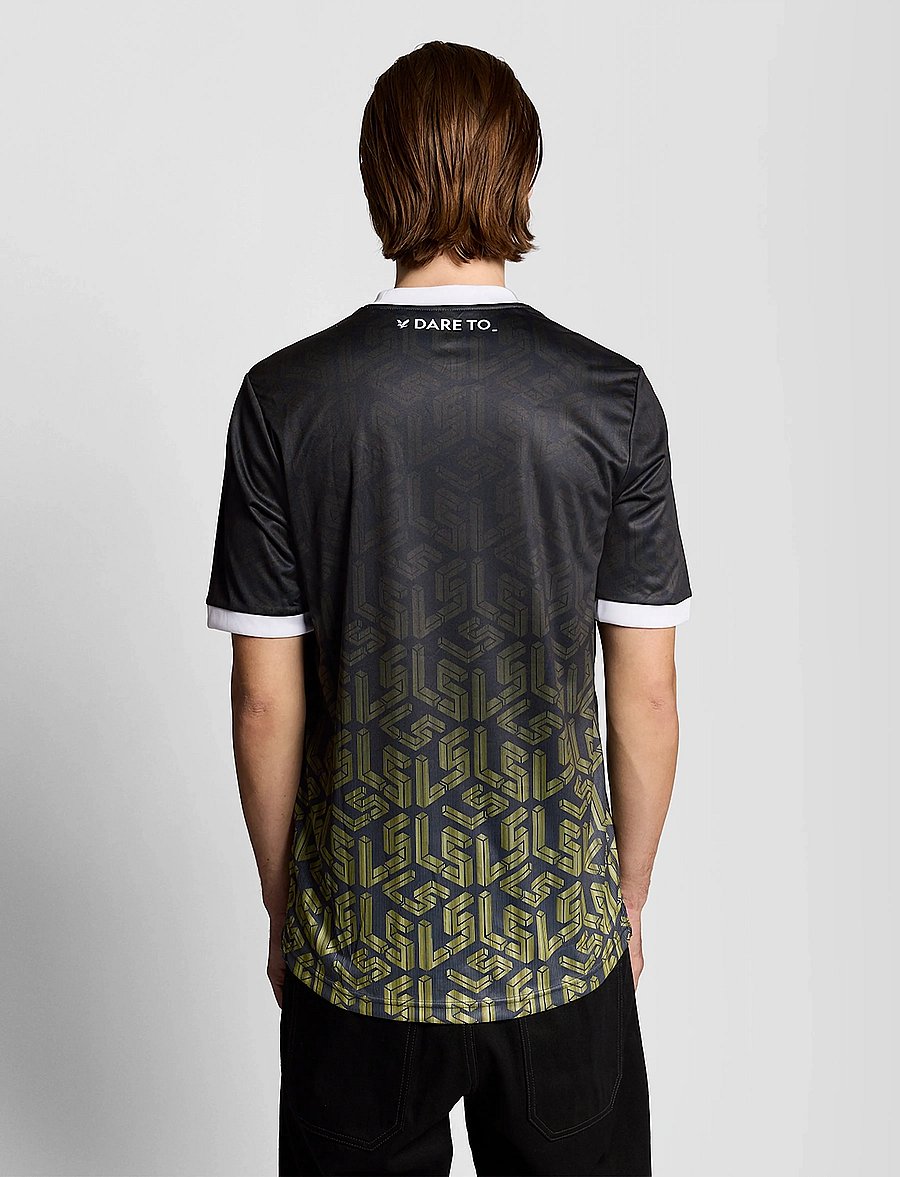Lyle & Scott - Ombre Emblem Football Shirt - fußballoberteile - jet black - 3