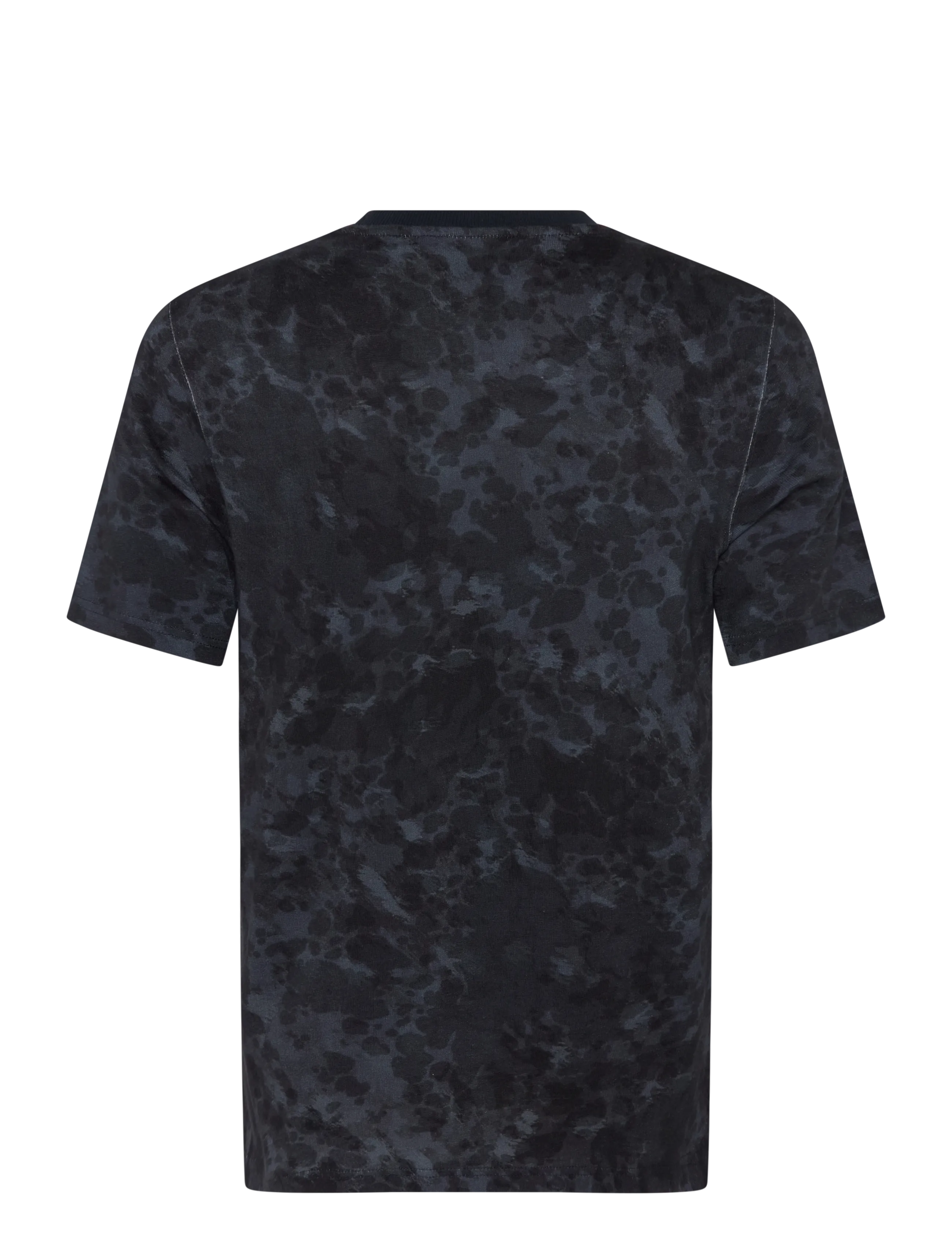 Lyle & Scott - Digital Animal Print Script T-Shirt - kurzärmelige t-shirts - dark navy - 2
