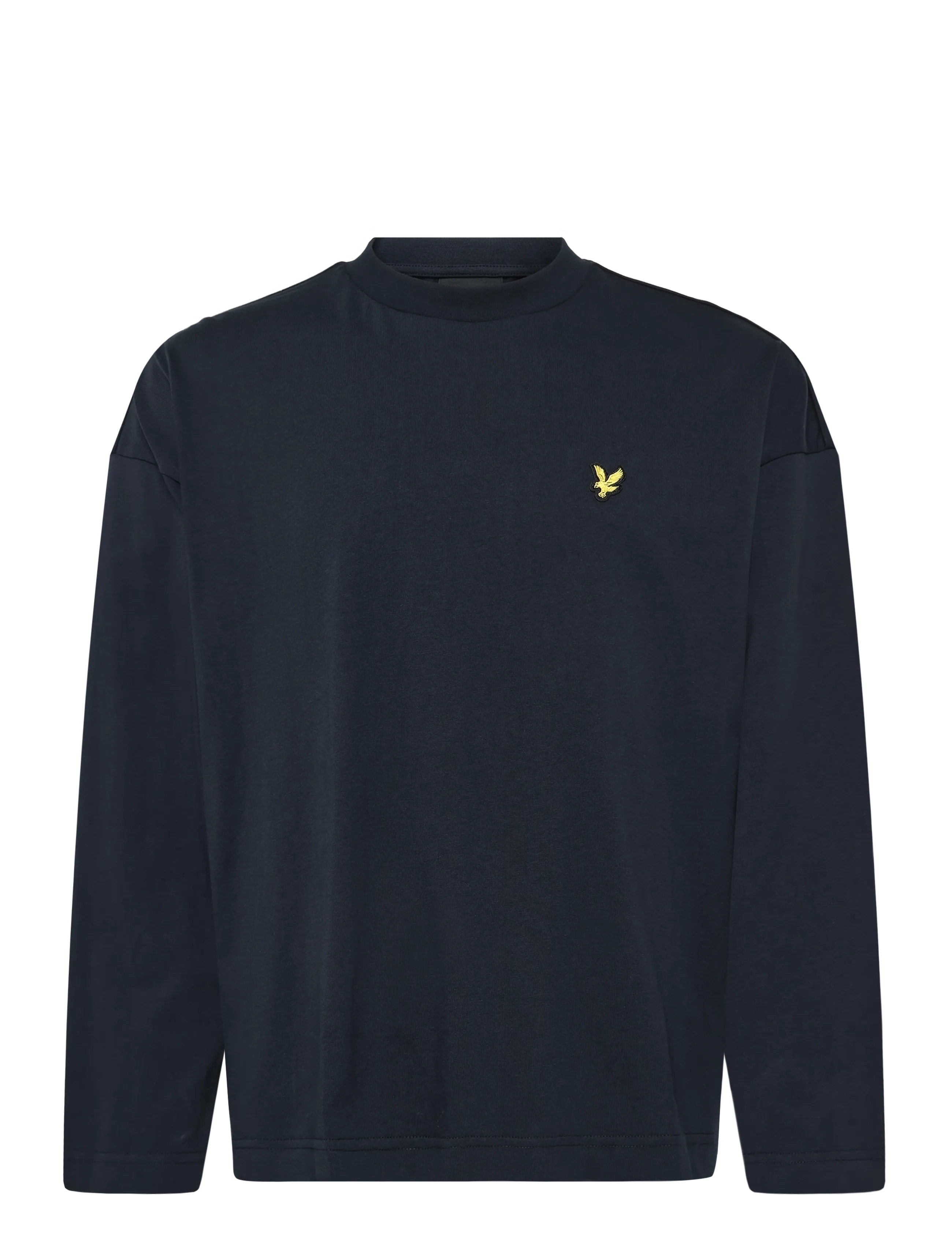 Lyle & Scott Boxy Fit Long Sleeve T-Shirt - T-shirts - DARK NAVY / navy