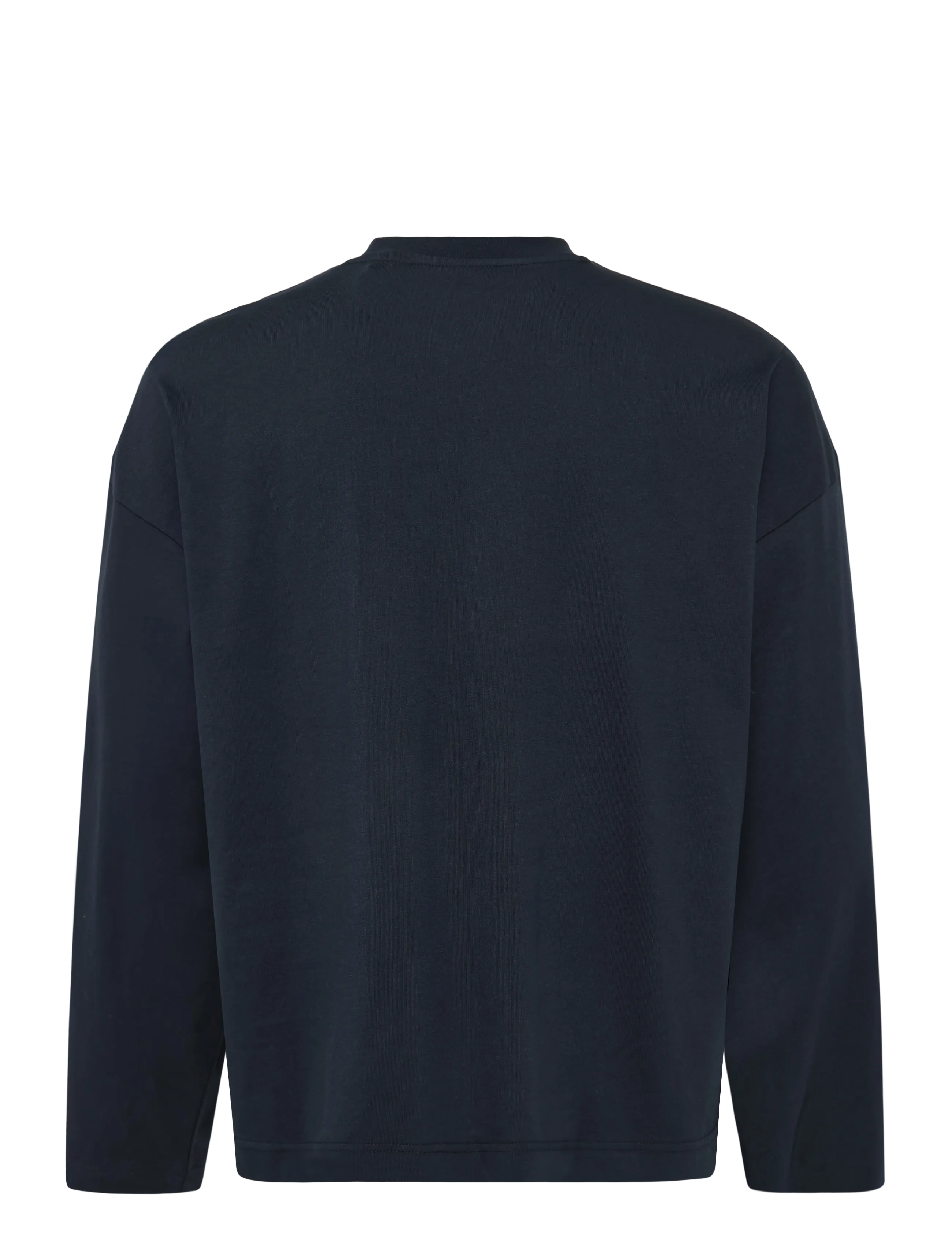 Lyle & Scott - Boxy Fit Long Sleeve T-Shirt - langärmelige t-shirts - dark navy - 1