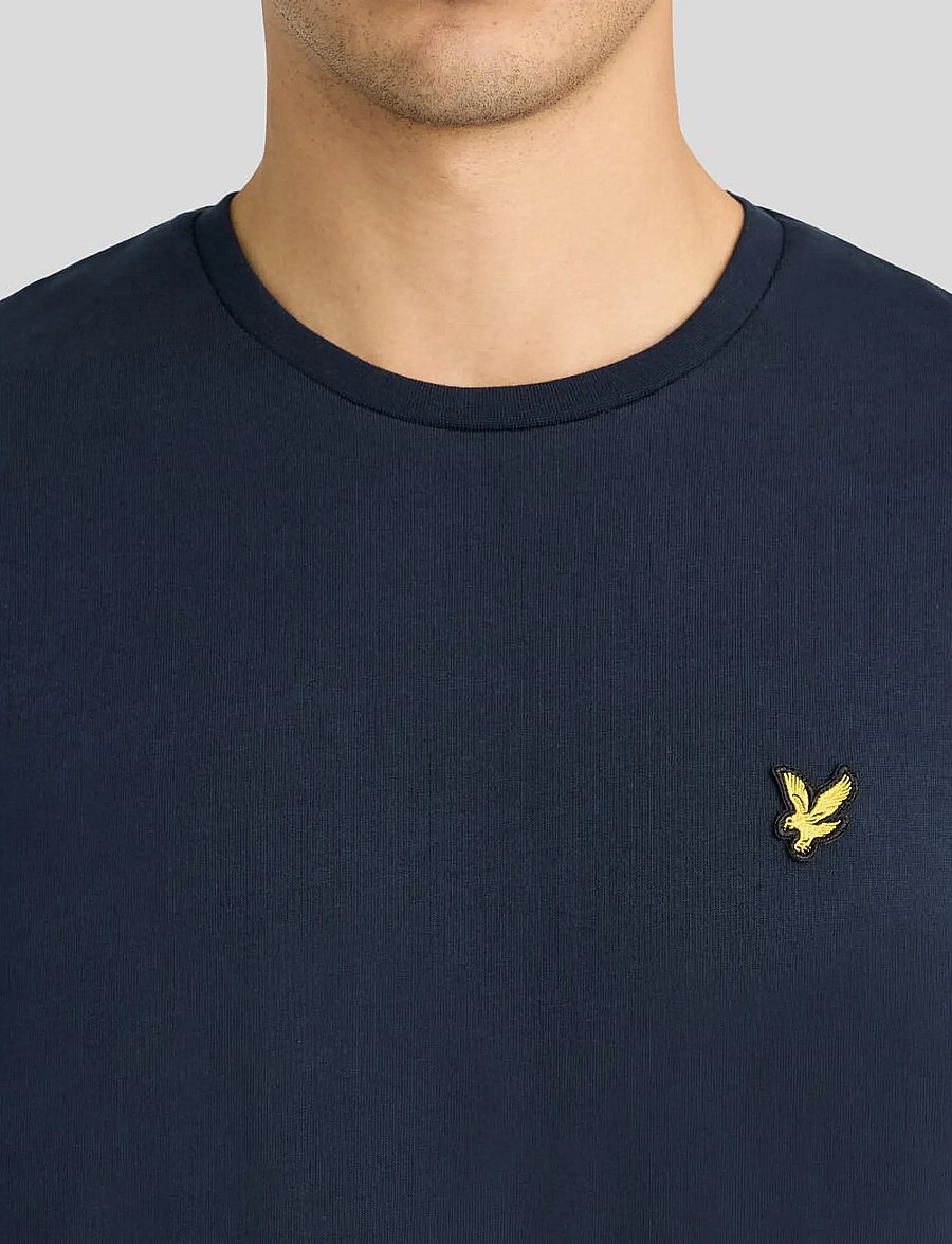 Lyle & Scott - Boxy Fit Long Sleeve T-Shirt - long-sleeved t-shirts - dark navy - 5