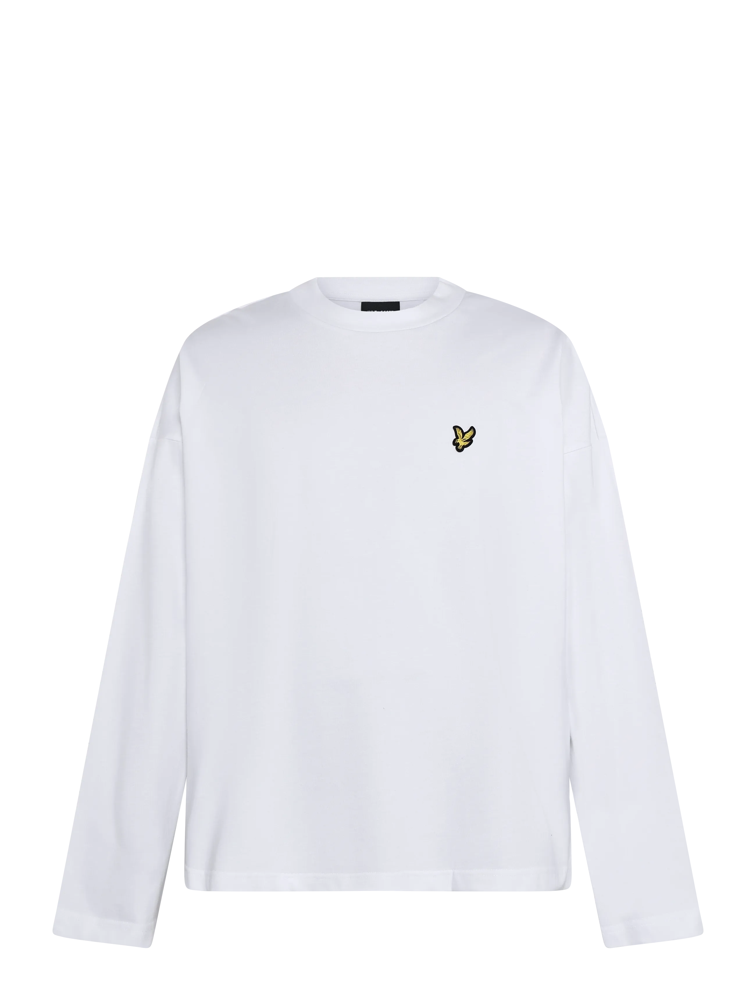 Lyle & Scott Boxy Fit Long Sleeve T-Shirt - T-Shirts - WHITE / white