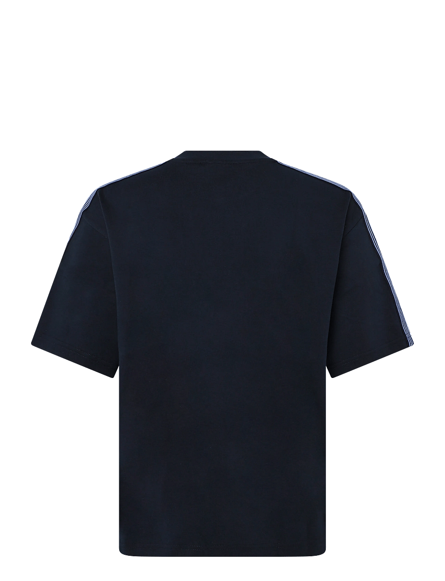 Lyle & Scott - Stripe Taped T-Shirt - lühikeste varrukatega t-särgid - dark navy - 2