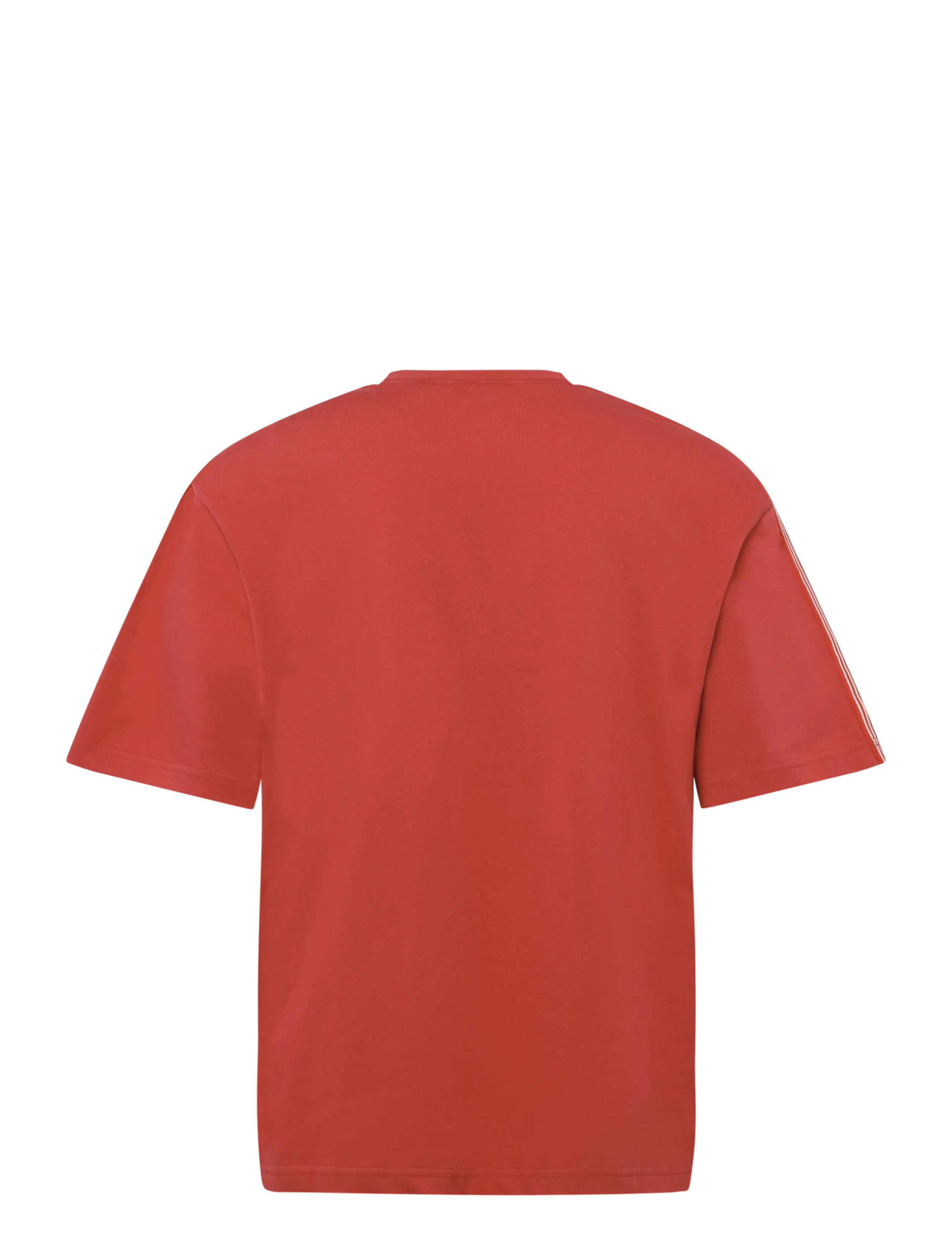 Lyle & Scott - Stripe Taped T-Shirt - kortærmede t-shirts - garnet - 2