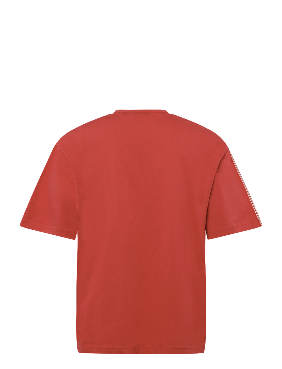 Lyle & Scott - Stripe Taped T-Shirt - kurzärmelige t-shirts - garnet - 2