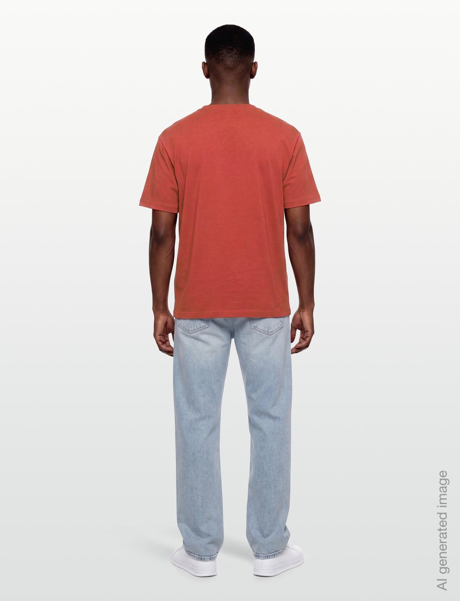 Lyle & Scott - Stripe Taped T-Shirt - kurzärmelige t-shirts - garnet - 4