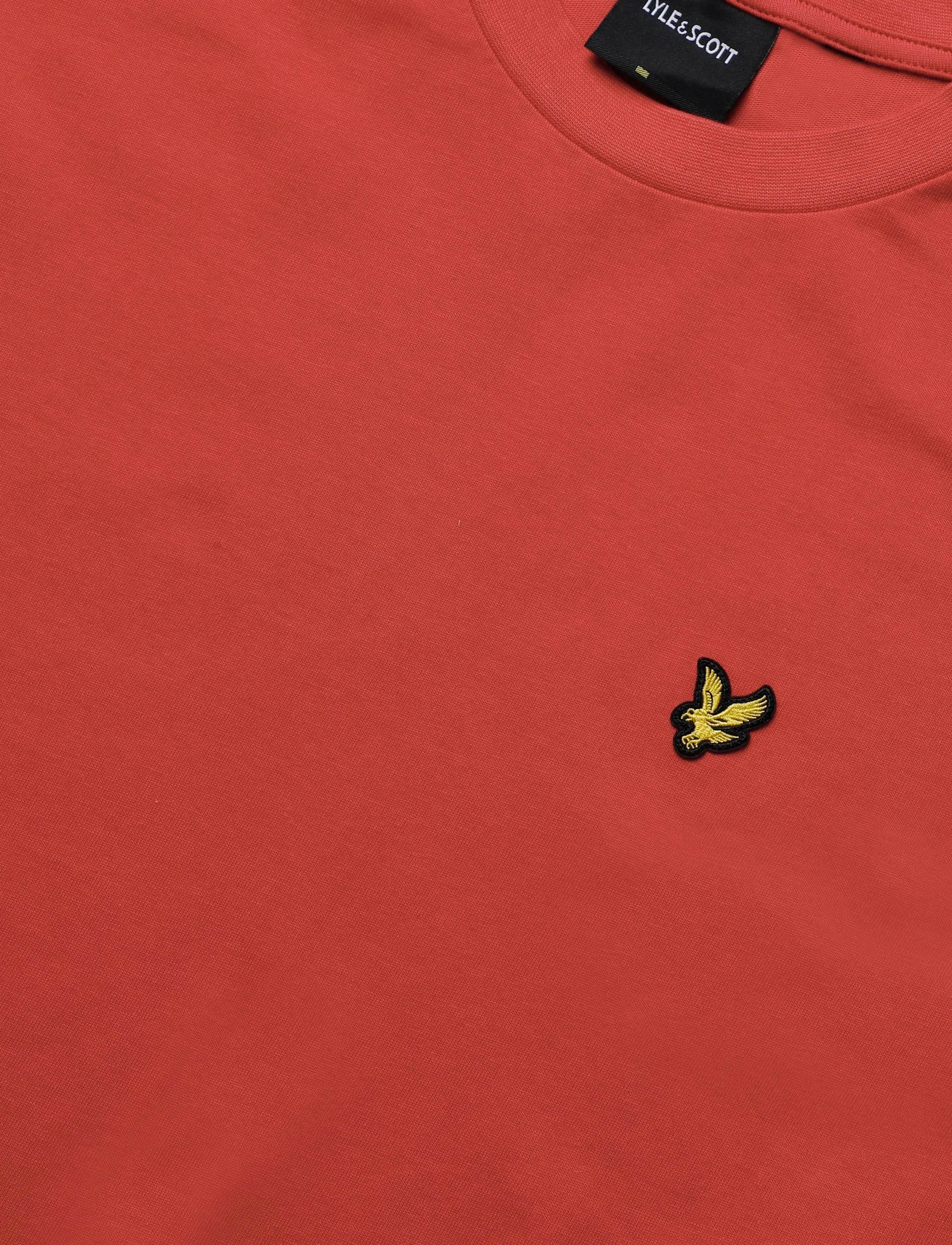 Lyle & Scott - Stripe Taped T-Shirt - kortærmede t-shirts - garnet - 5