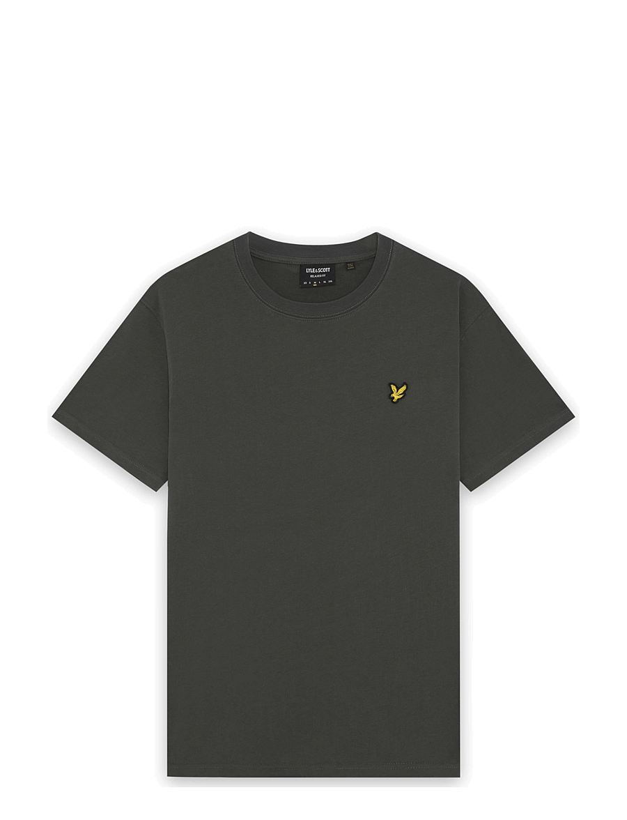 Lyle & Scott - Heavyweight T-Shirt - kurzärmelige t-shirts - gunmetal - 0