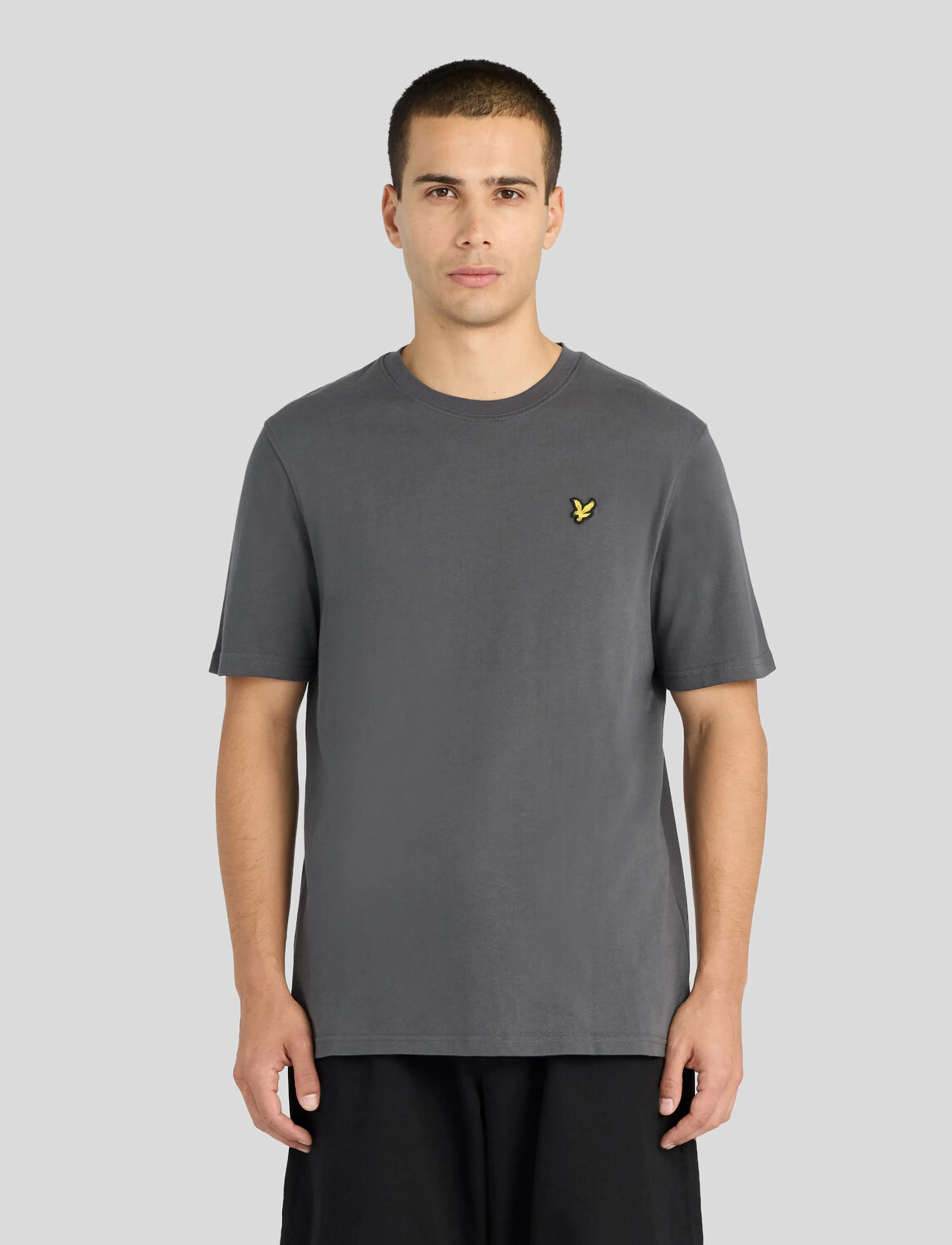Lyle & Scott Heavyweight T-Shirt - T-Shirts - KHAKI SMOKE / khaki/green