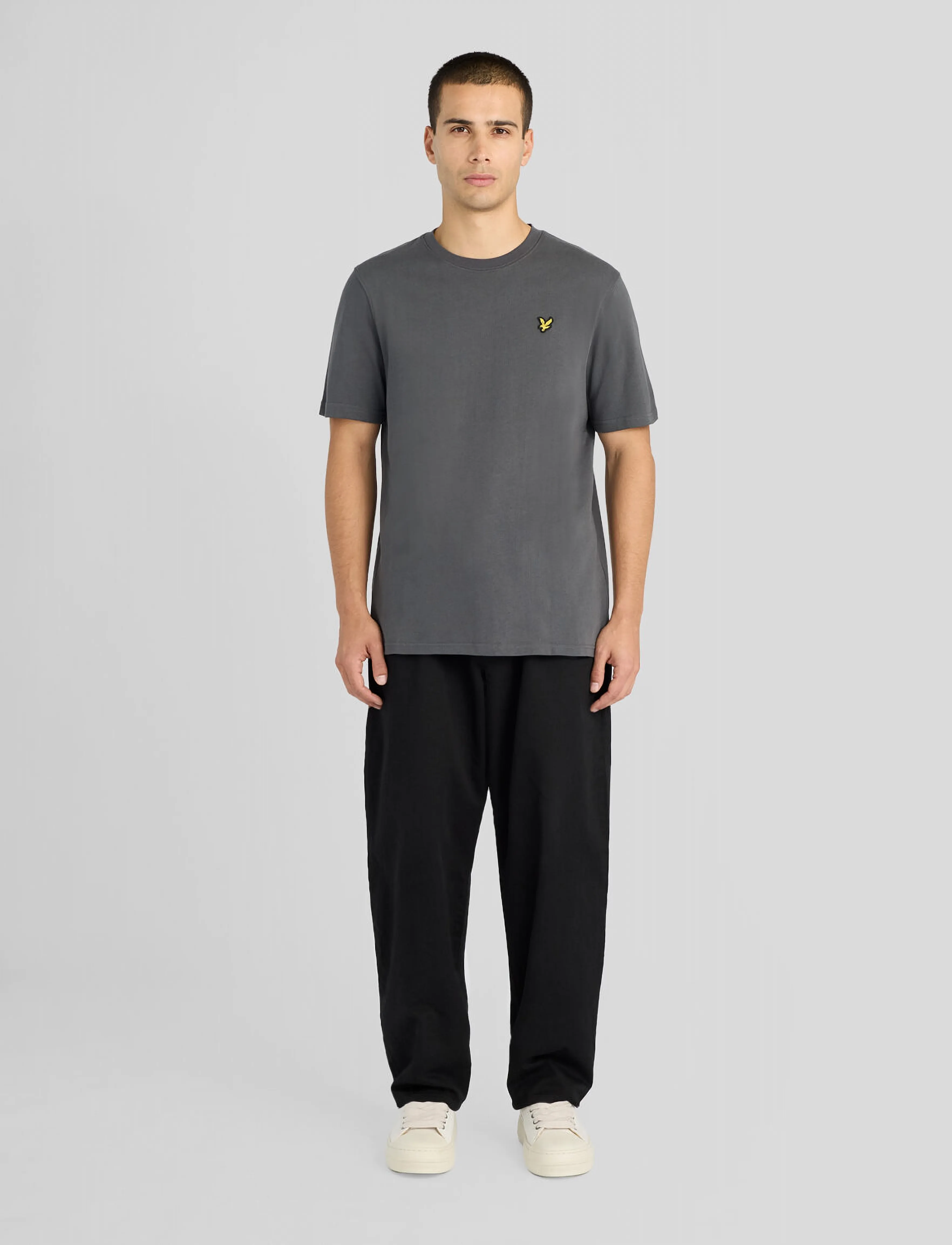 Lyle & Scott - Heavyweight T-Shirt - kurzärmelige t-shirts - khaki smoke - 4