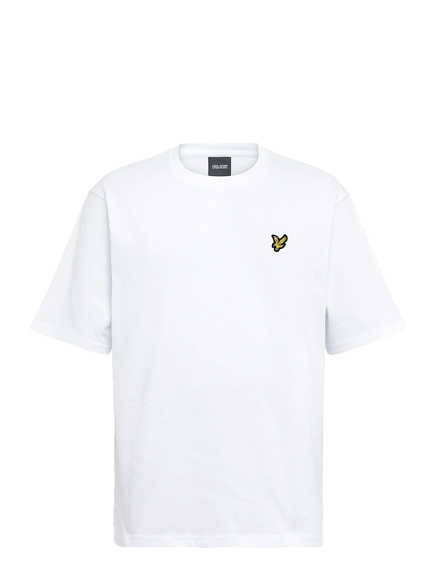 Lyle & Scott - Heavyweight T-Shirt - kurzärmelige t-shirts - white - 0