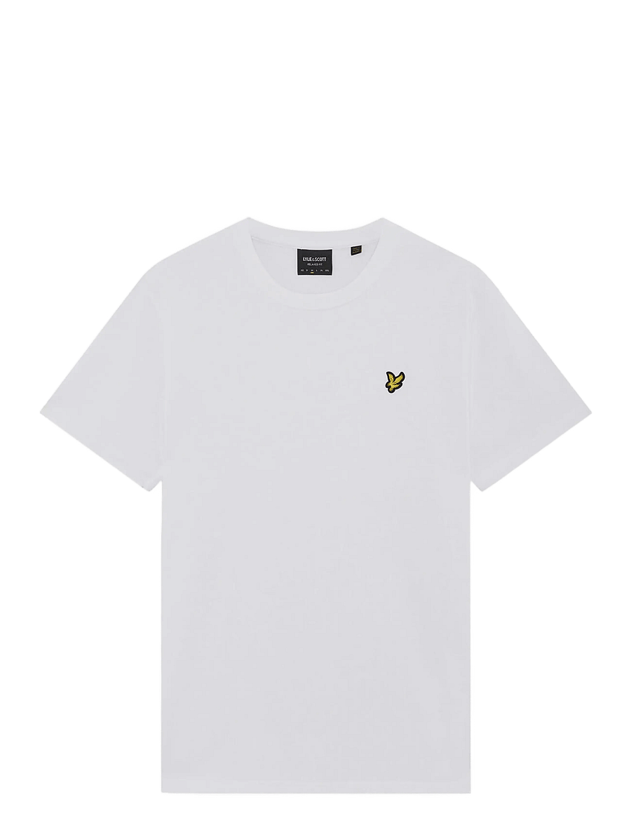 Lyle & Scott - Heavyweight T-Shirt - kurzärmelige t-shirts - white - 0