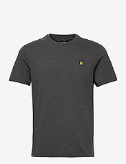 Lyle & Scott - Plain T-Shirt - t-shirts - charcoal marl - 0