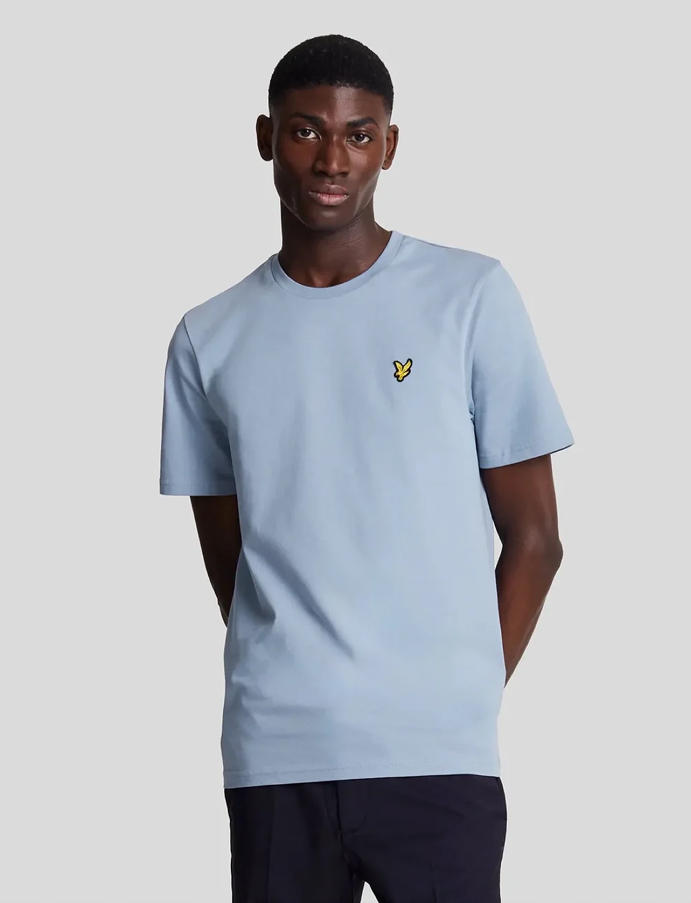 Lyle & Scott - Plain T-Shirt - kortærmede t-shirts - crafted blue - 0