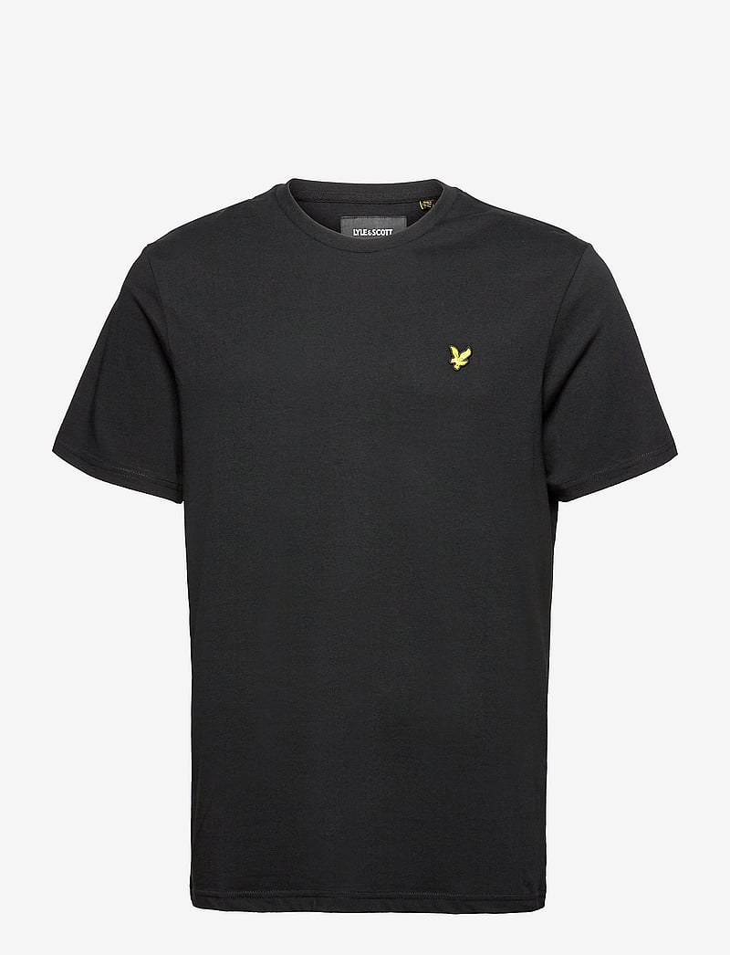 Lyle & Scott - Plain T-Shirt - kortærmede t-shirts - jet black - 1