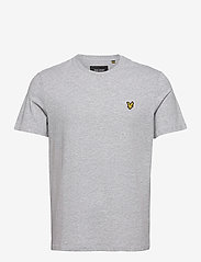 Lyle & Scott - Plain T-Shirt - kortärmade t-shirts - light grey marl - 1