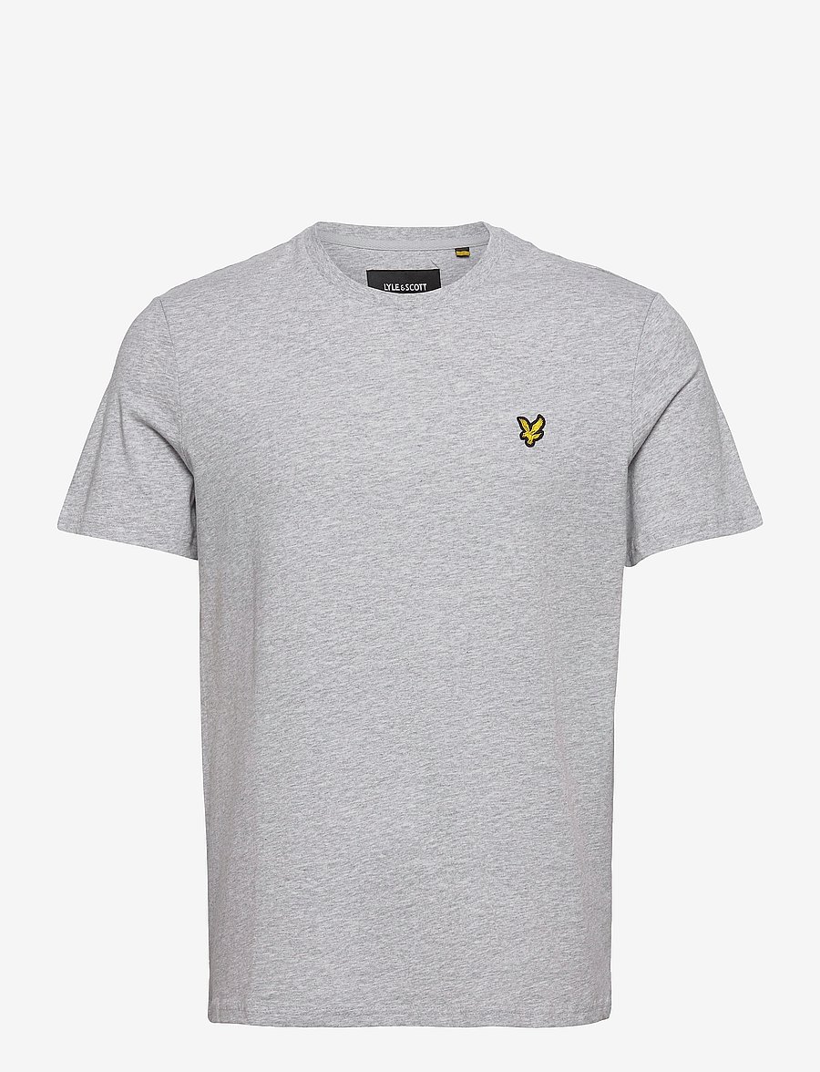 Lyle & Scott - Plain T-Shirt - kortærmede t-shirts - light grey marl - 1