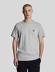 Lyle & Scott - Plain T-Shirt - alhaisimmat hinnat - light grey marl - 2