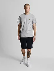 Lyle & Scott - Plain T-Shirt - kortärmade t-shirts - light grey marl - 4