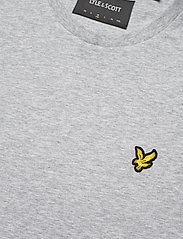 Lyle & Scott - Plain T-Shirt - kortärmade t-shirts - light grey marl - 6