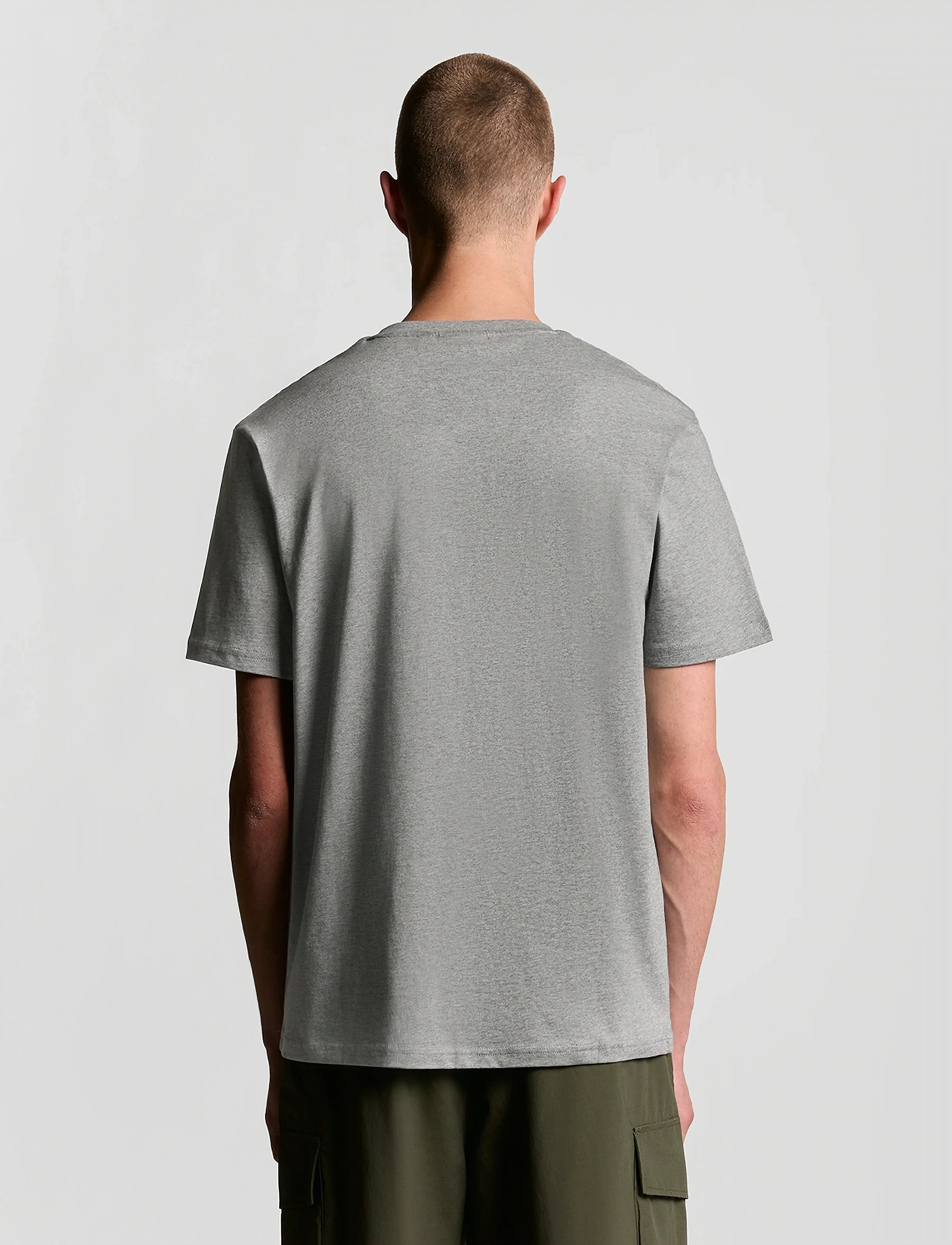 Lyle & Scott - Plain T-Shirt - stutterma bolir - mid grey marl - 3