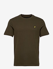Lyle & Scott - Plain T-Shirt - t-shirts - olive - 0