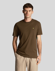 Lyle & Scott - Plain T-Shirt - lyhythihaiset - olive - 0