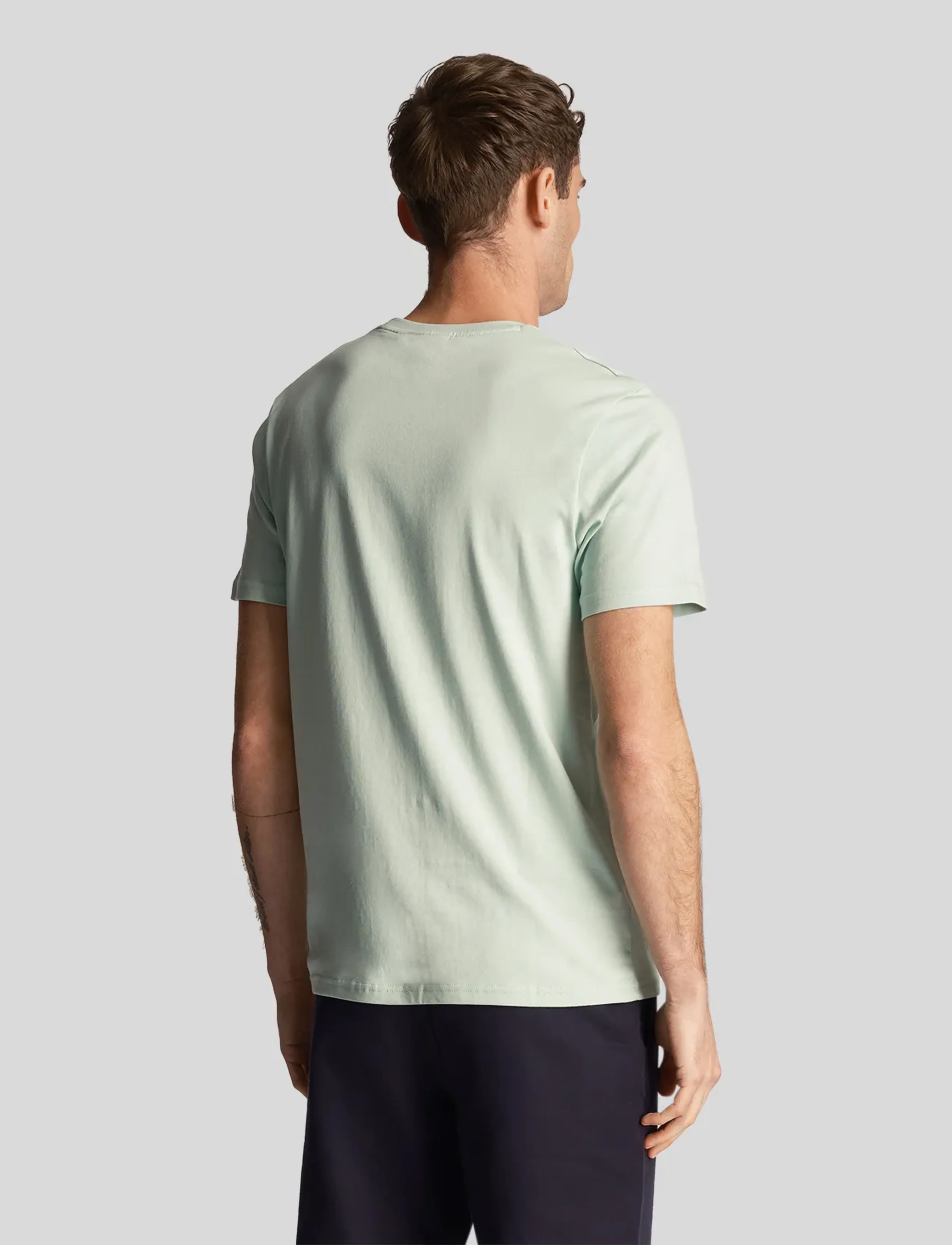 Lyle & Scott - Plain T-Shirt - laveste priser - turquoise shadow - 3