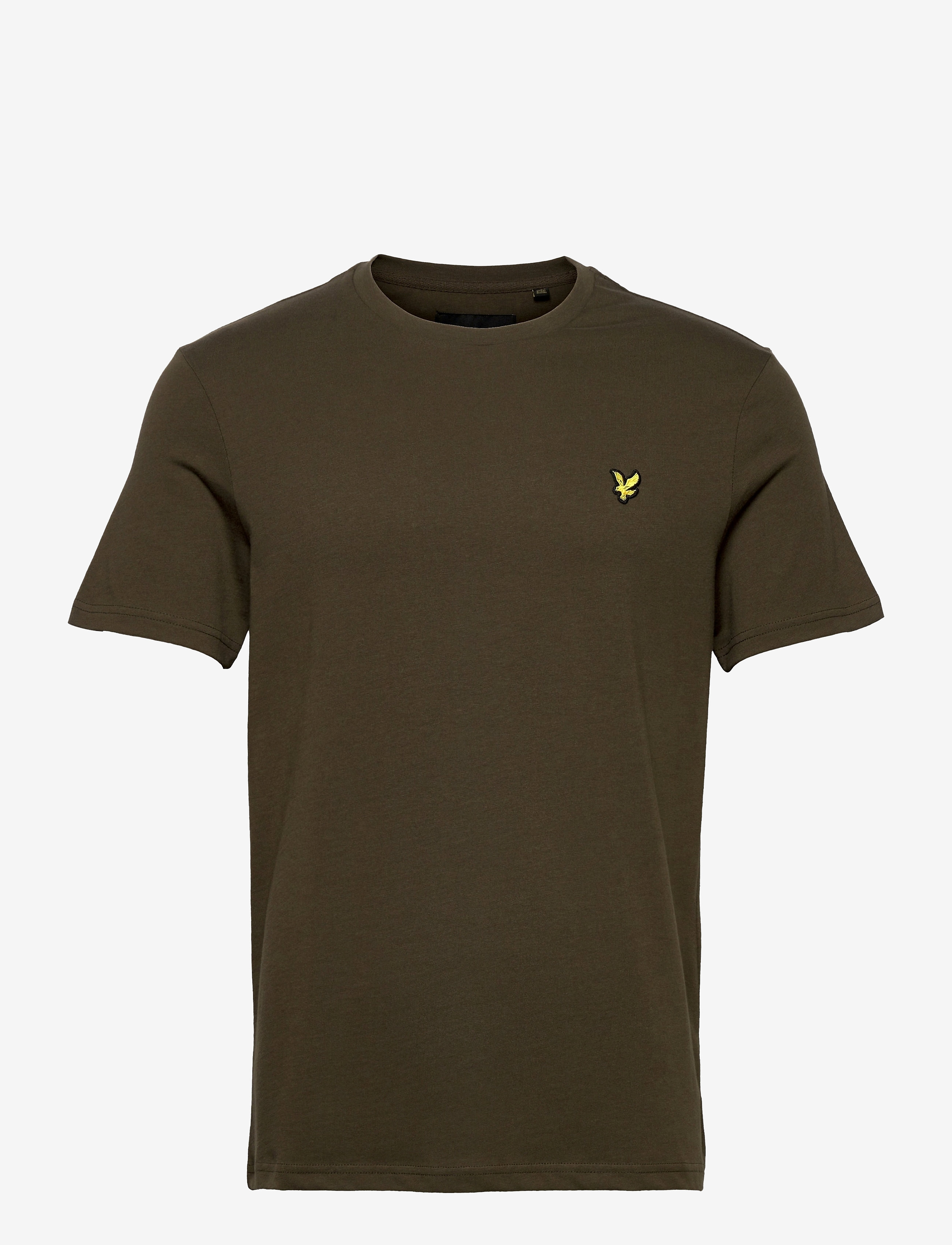 Lyle & Scott Plain T-Shirt - T-shirts - W485 OLIVE / brown
