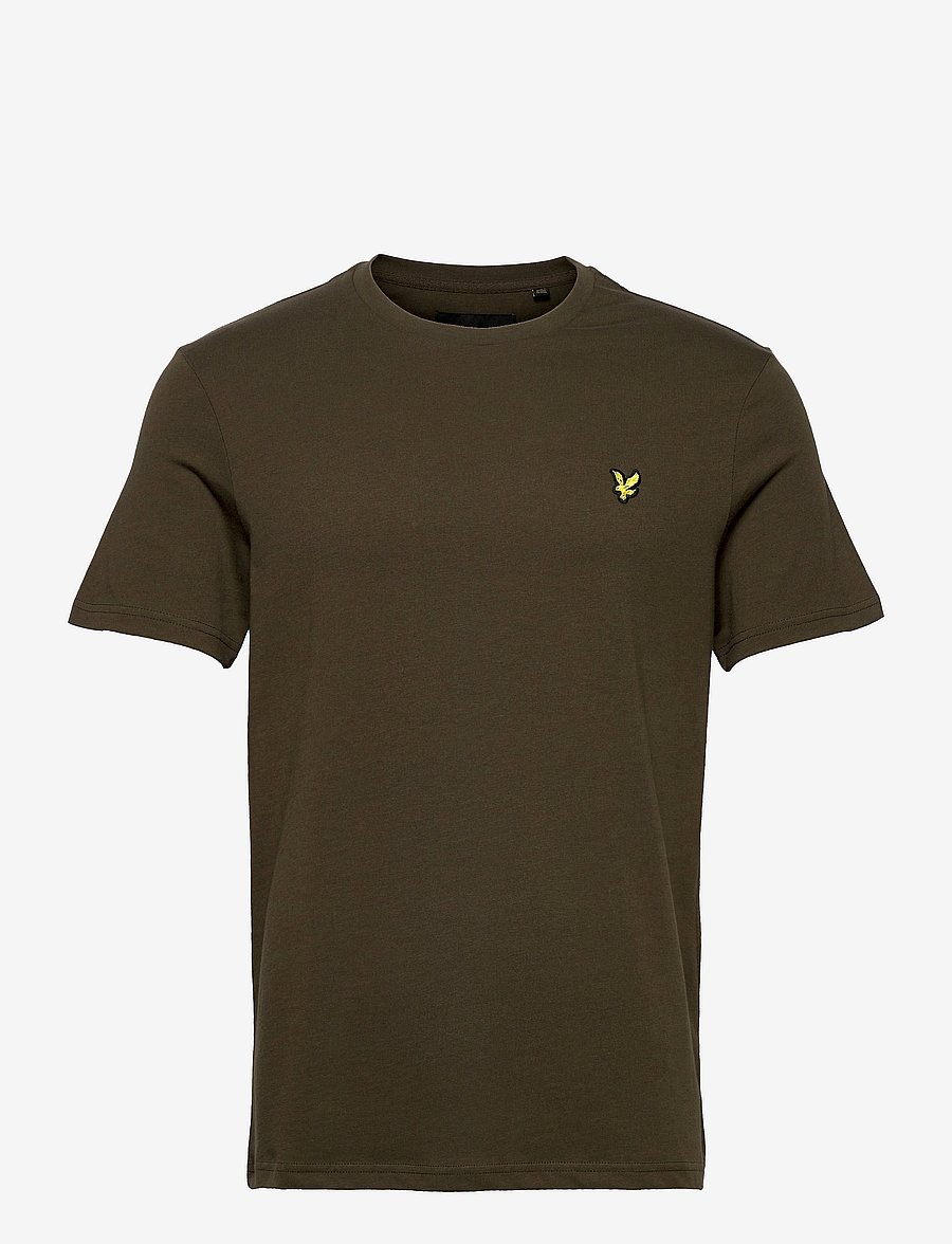 Lyle & Scott - Plain T-Shirt - short-sleeved t-shirts - w485 olive - 1