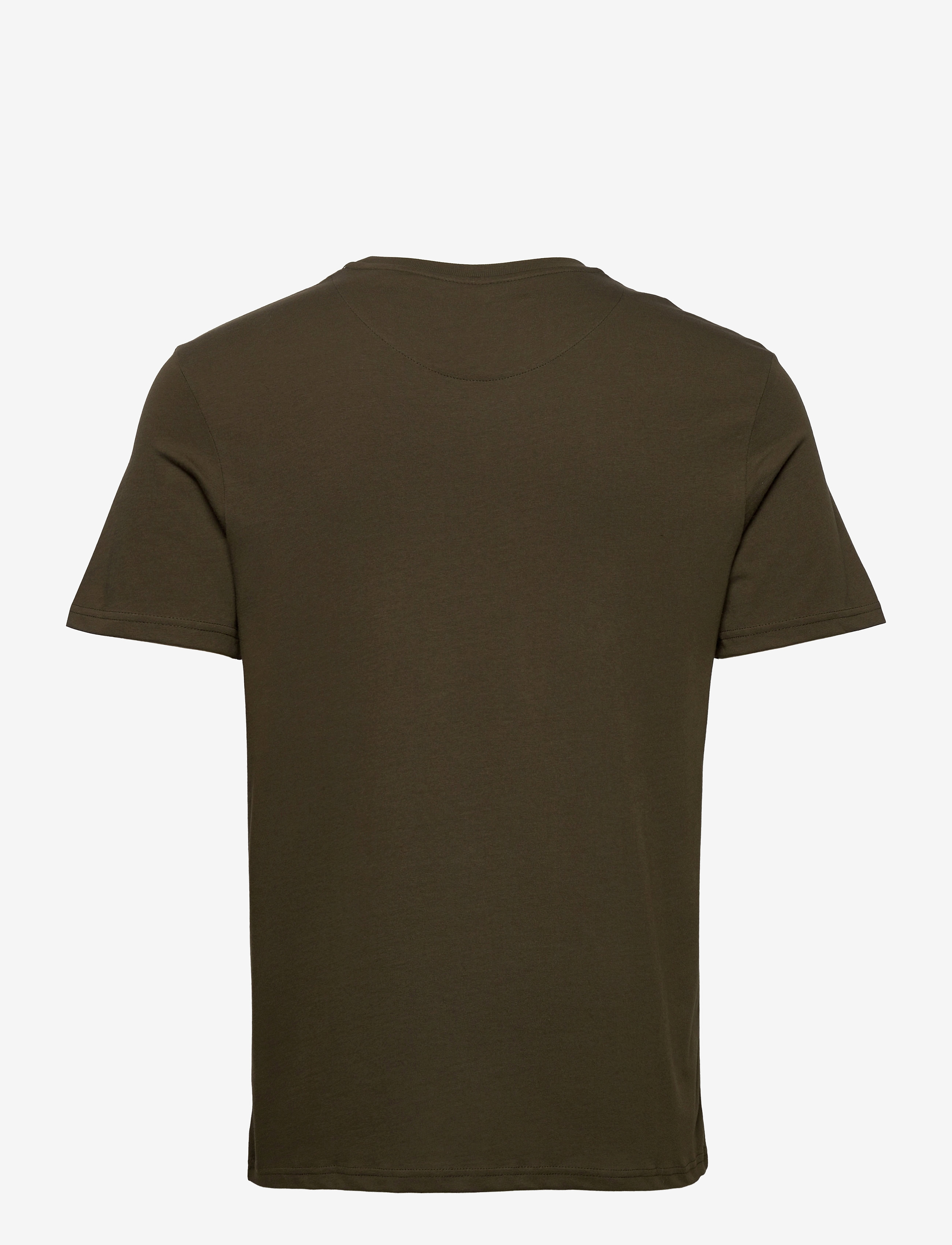 Lyle & Scott - Plain T-Shirt - short-sleeved t-shirts - w485 olive - 2
