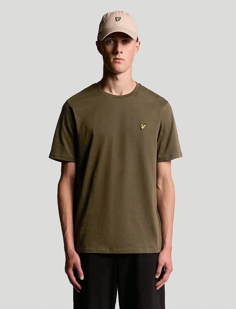 Lyle & Scott - Plain T-Shirt - kortærmede t-shirts - w485 olive - 0