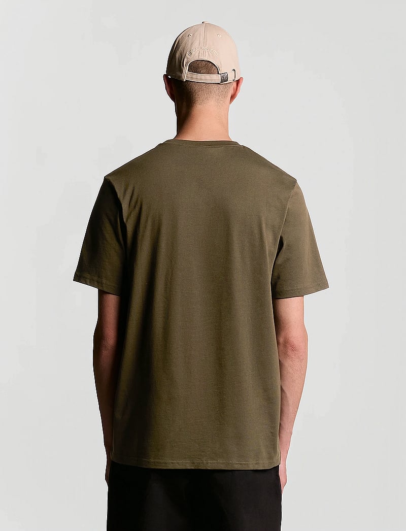Lyle & Scott - Plain T-Shirt - kortærmede t-shirts - w485 olive - 3