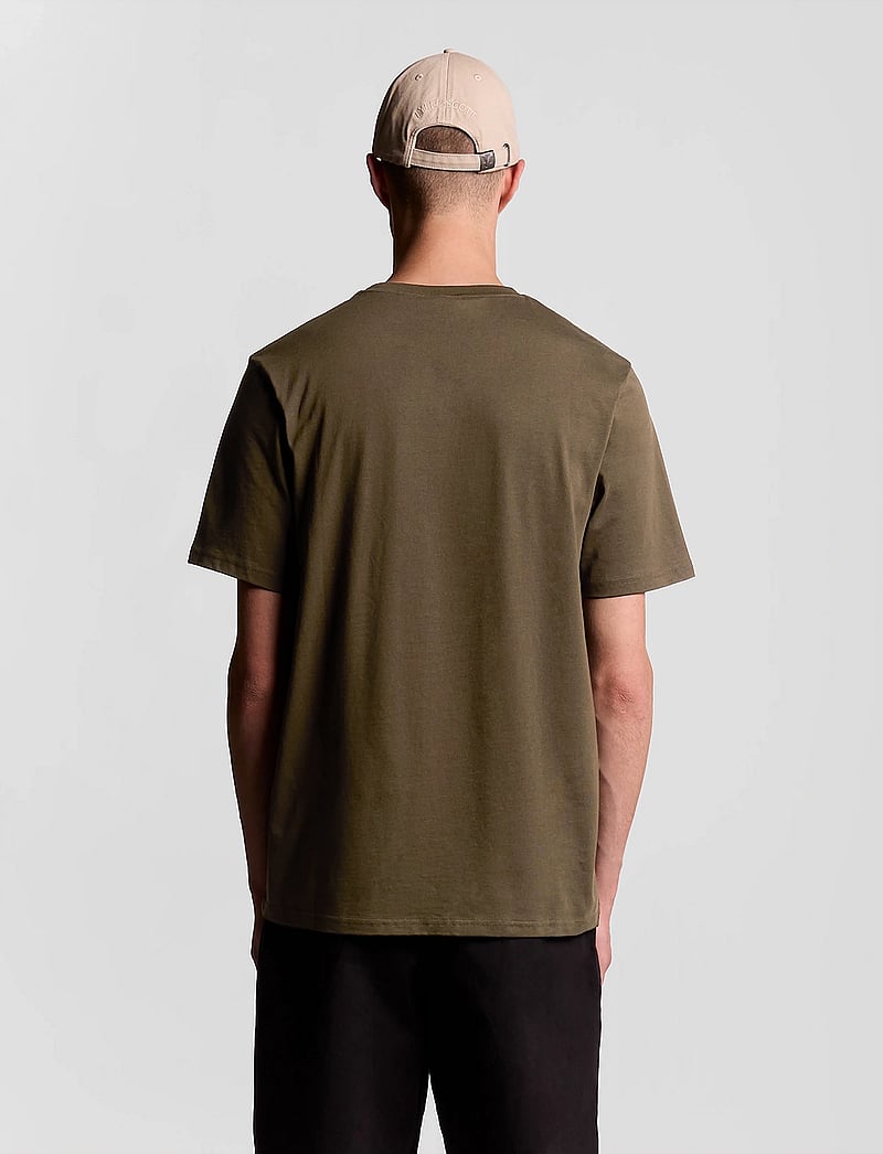 Lyle & Scott - Plain T-Shirt - lühikeste varrukatega t-särgid - w485 olive - 3