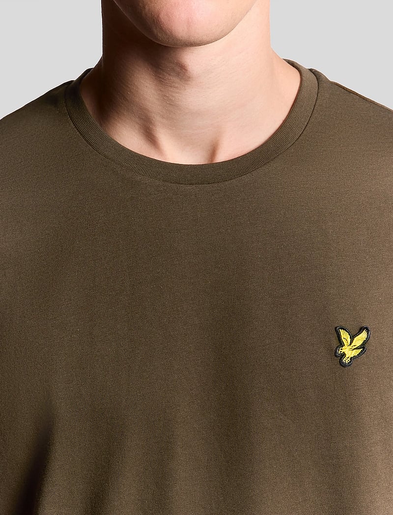 Lyle & Scott - Plain T-Shirt - lühikeste varrukatega t-särgid - w485 olive - 5