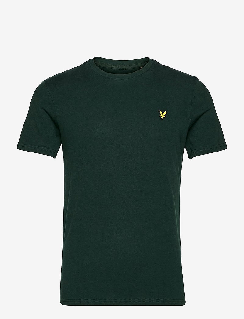 Lyle & Scott - Plain T-Shirt - kortärmade t-shirts - w486 dark green - 1