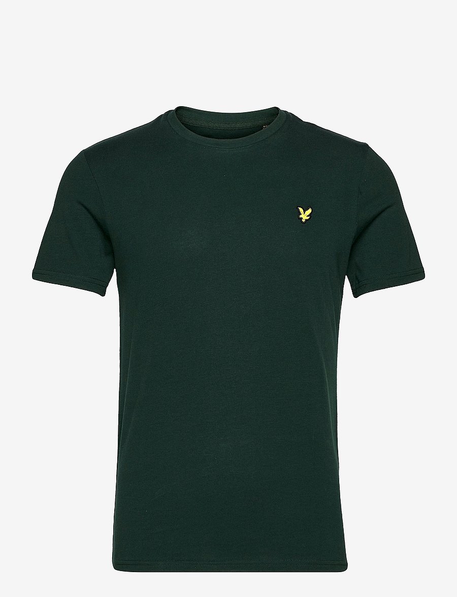 Lyle & Scott - Plain T-Shirt - kurzärmelig - w486 dark green - 1