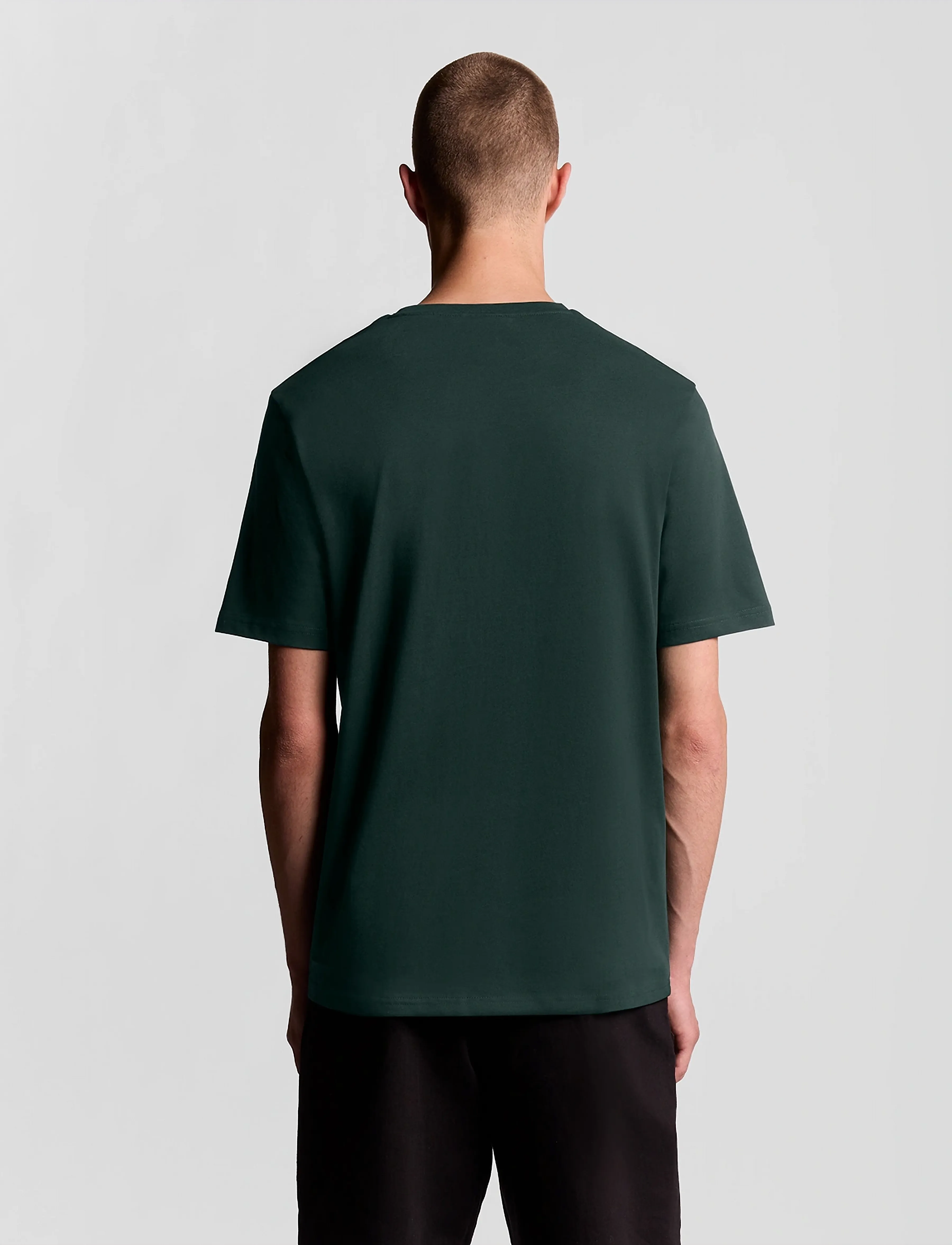 Lyle & Scott - Plain T-Shirt - kurzärmelig - w486 dark green - 3
