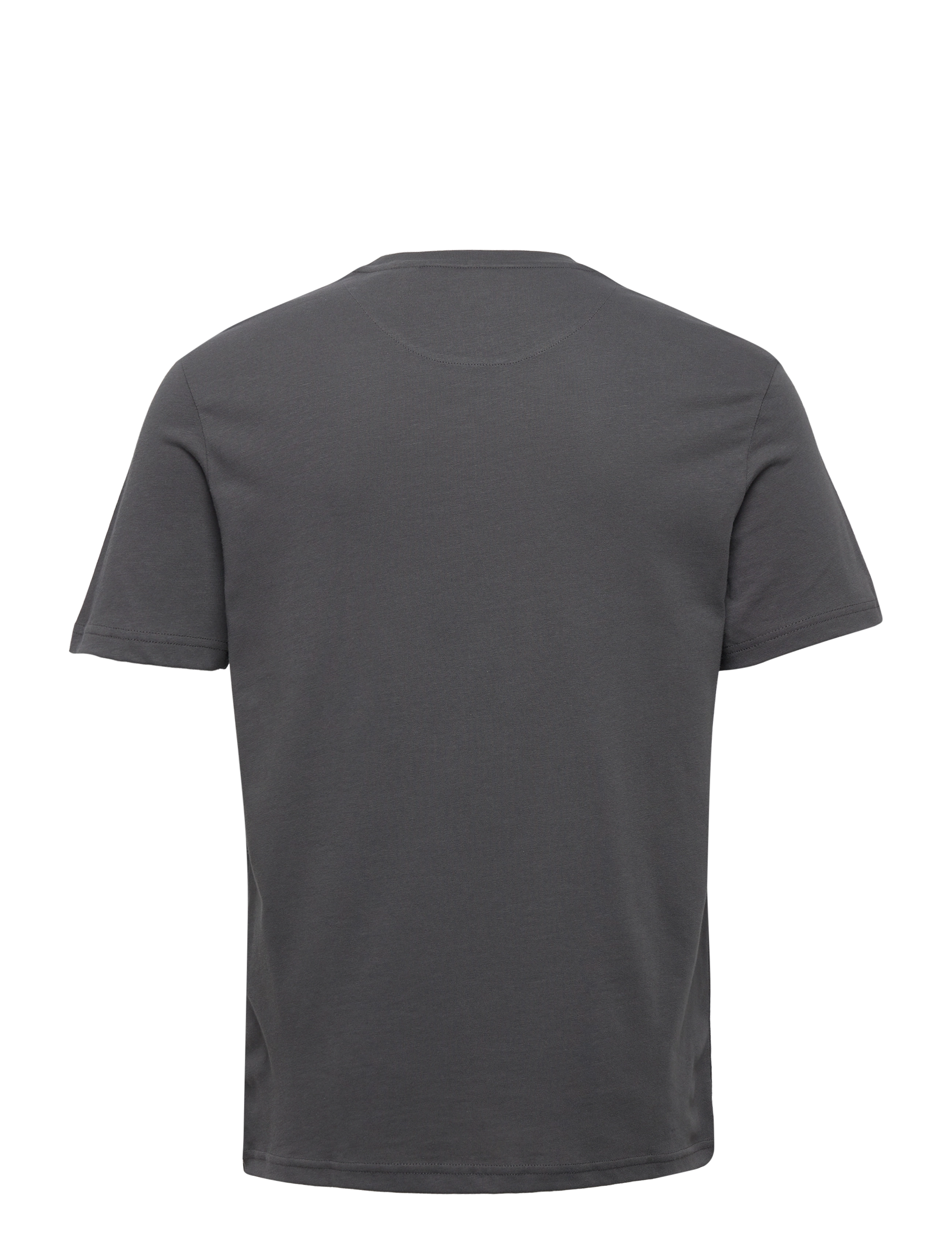 Lyle & Scott - Plain T-Shirt - kurzärmelig - w635 gunmetal - 2