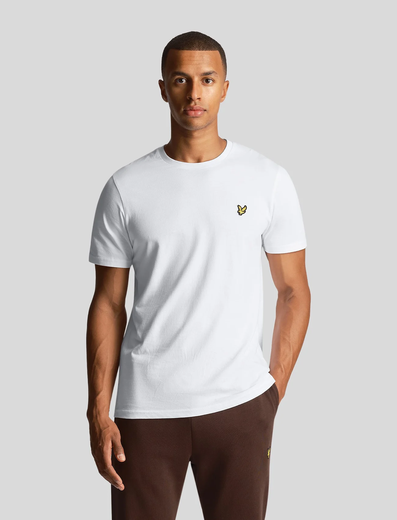 Lyle & Scott - Plain T-Shirt - kortærmede t-shirts - white - 0