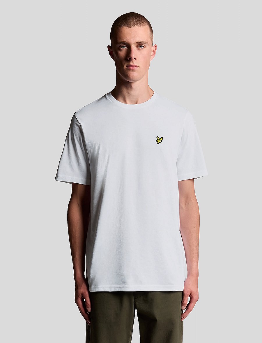 Lyle & Scott - Plain T-Shirt - t-krekli ar īsām piedurknēm - white - 0