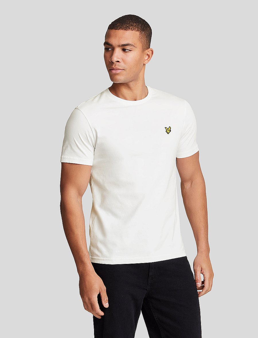 Lyle & Scott - Plain T-Shirt - t-shirts à manches courtes - white - 0